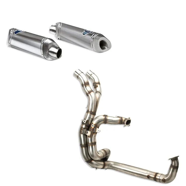 Ducati 848 2008 > 2010 Scarico Completo Termignoni Terminali Titanio-96117807B--96198709B-25499