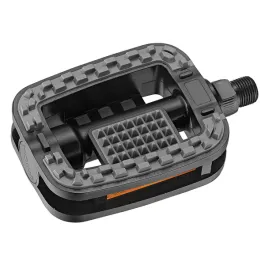 Coppia di pedali bici Trekking Urban City antiscivolo neri