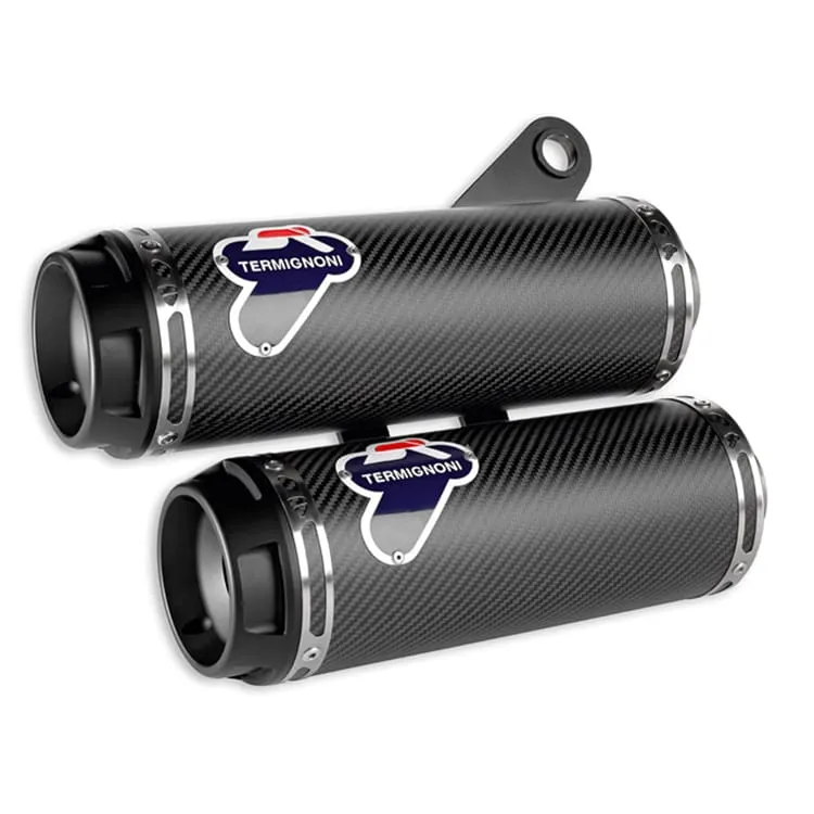 Ducati Monster 1200 S 2014 > 2016 Scarichi Termignoni Terminali Carbonio-96480321A-25559