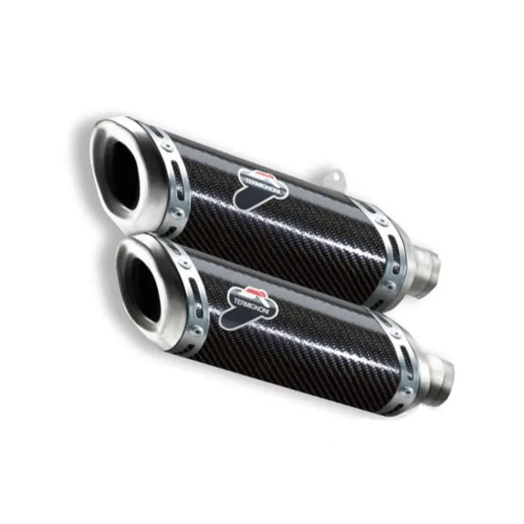 Ducati Street Fighter 1098 2009 > 2013 Scarichi Termignoni Terminali Carbonio-96454711B-25593