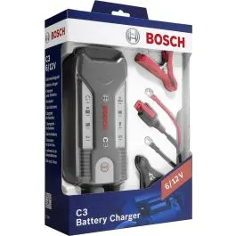 Caricabatterie mantenitore Bosch Automotive C3 - 3.8 A 6v/12v auto moto camper