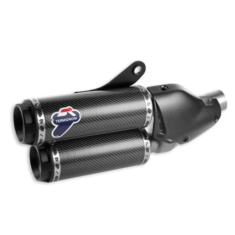 Ducati Monster 821 Scarichi Termignoni Terminali Carbonio 2015 > 2017-96480541A-25565