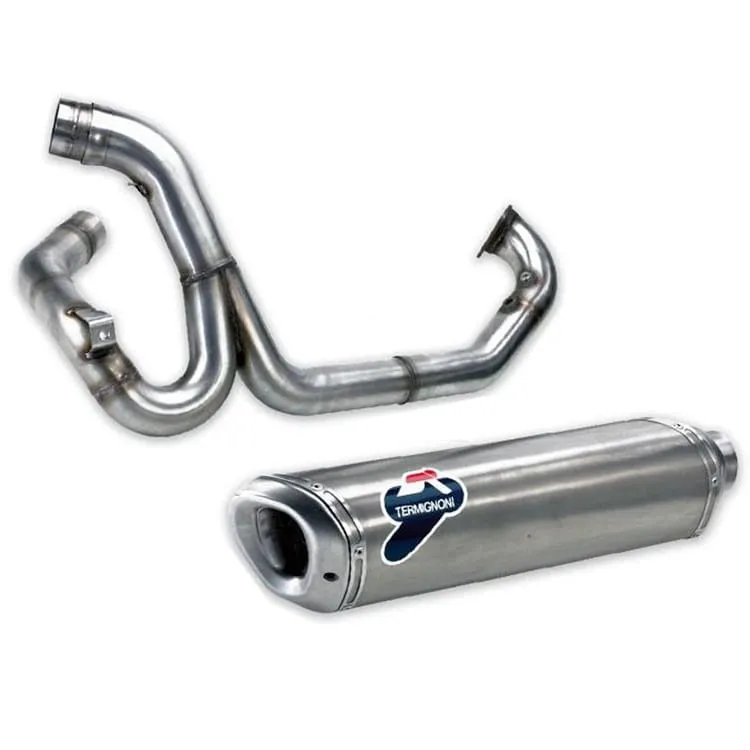 Ducati Multistrada 2010 > 2014 Scarico Completo Termignoni Terminali Titanio-96480021A-25572
