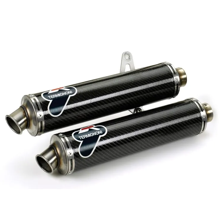 Ducati Monster S4r 2003 > 2006 Scarichi Termignoni Terminali Carbonio-96025704B-25568