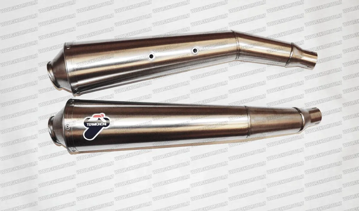 Ducati Gt 2007 > 2010 Scarichi Termignoni Terminali Acciaio Inox-96307507B-25536