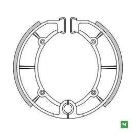 Ganasce freno posteriore CAGIVA SST LOW RIDER 125 XSST 125 250 NEWFREN GF0203