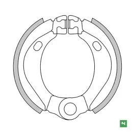 Ganasce freno anteriore GARELLI TEAM MATIC 50 1988- NEWFREN GF0246