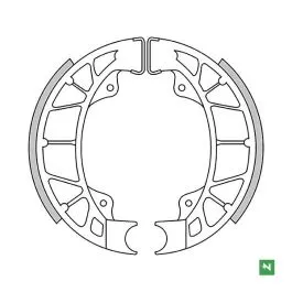 Ganasce freno posteriore NEWFREN GF0261 SPORT CITY RUNNER STORM VESPA ZIP SFERA