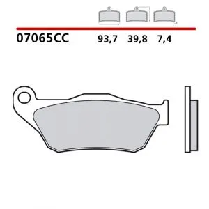 07065CC - Pastiglie Freno Brembo scooter Carbon Ceramiche (1 coppia per 1 disco)