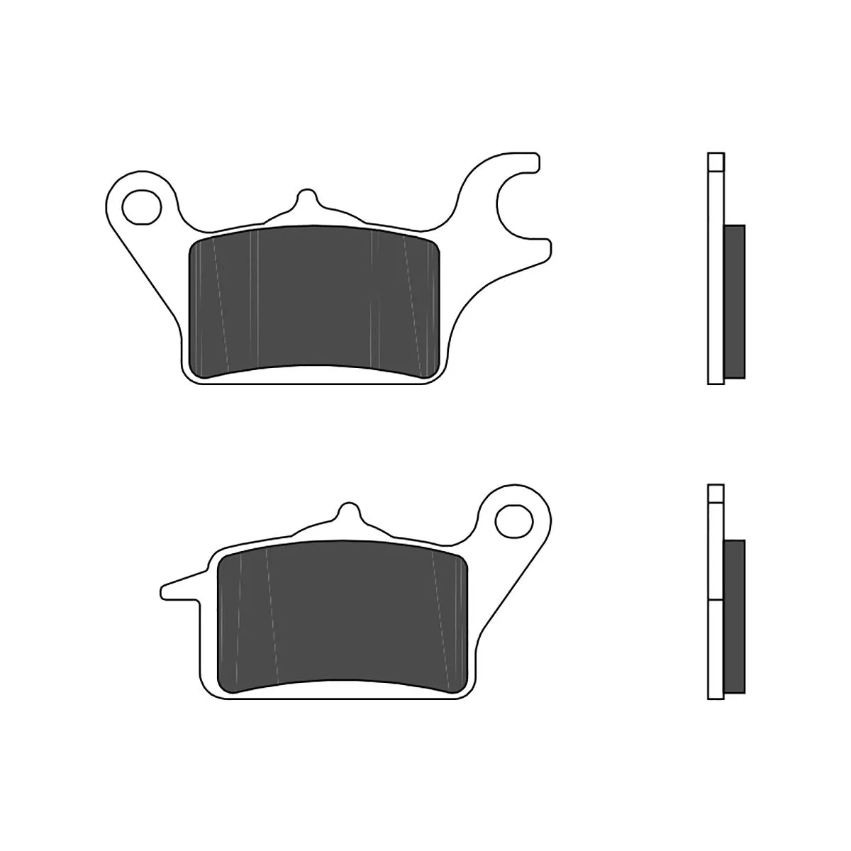 Pastiglie Brembo Freno Anteriori 07102.cc Per Honda Wave 110 2012 > 2014-07102CC-65017