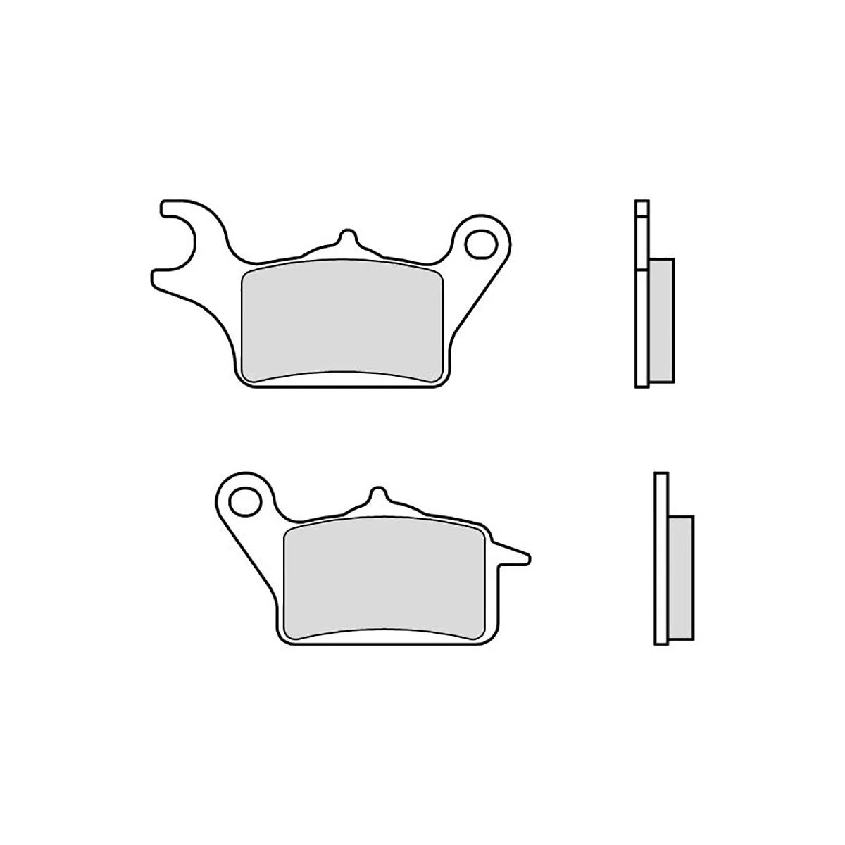 Pastiglie Brembo Freno Anteriori 07111.cc Per Yamaha Tricity Right 125 2014 > 2016-07111CC-84373