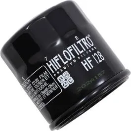 HIFLO HF128 OIL FILTER SPIN-ON PAPER GLOSSY BLACK
