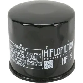 HIFLO HF129 OIL FILTER SPIN-ON PAPER GLOSSY BLACK