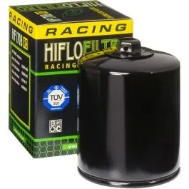 HIFLO HF170BRC OIL FILTER SPIN-ON RACING WITH NUT PAPER GLOSSY BLACK