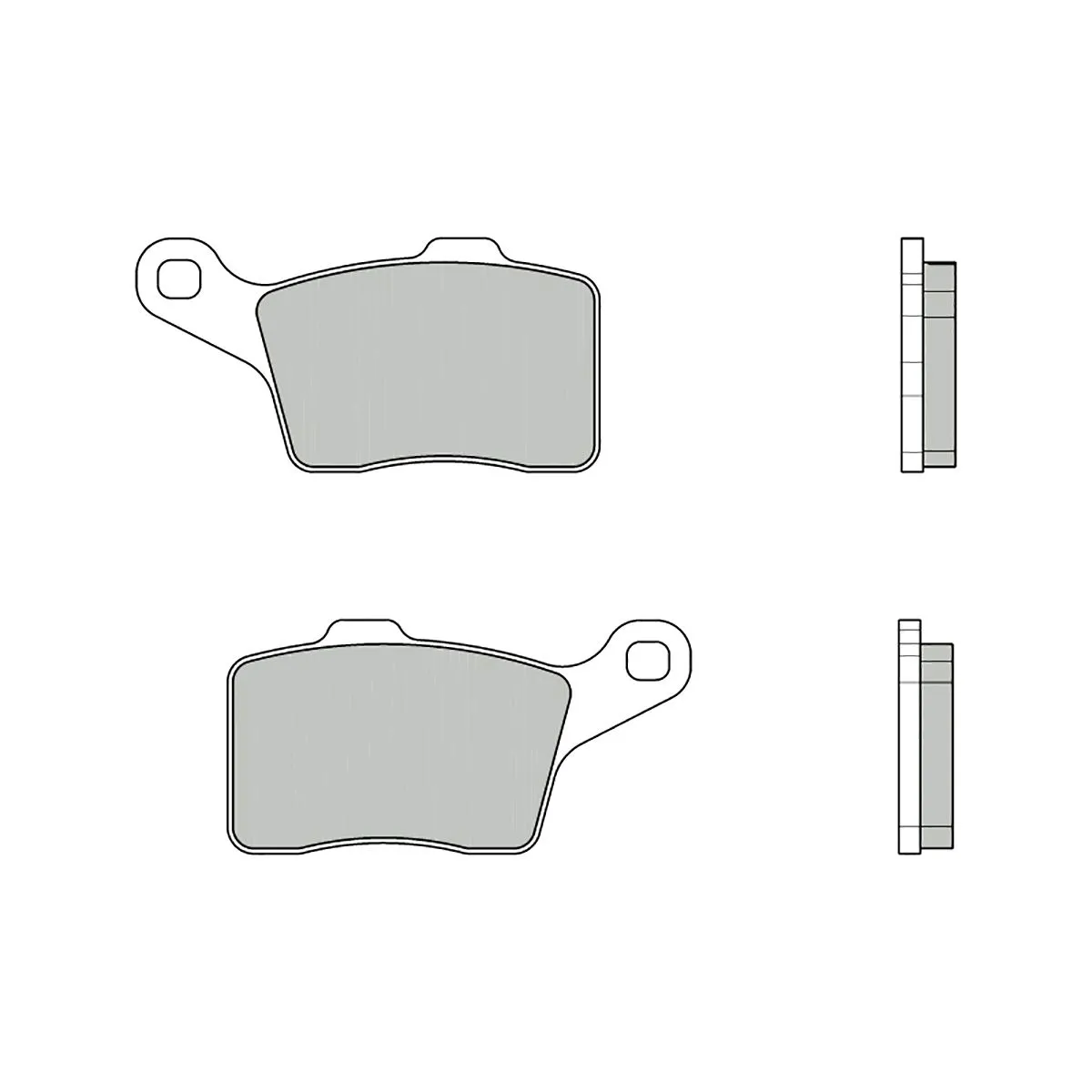 Pastiglie Brembo Ant 07bb35.90 Bombardier-can Am Lynx Adv Grand Tourer Sdi 09 11-07BB3590-58216