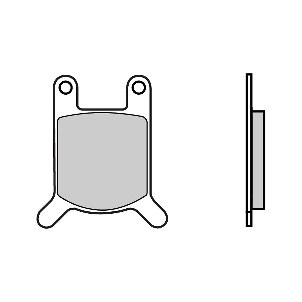 Pastiglie Brembo Freno Anteriori 07gr01.01 Per Benelli 254 250 1983 > 1984-07GR0101-55851