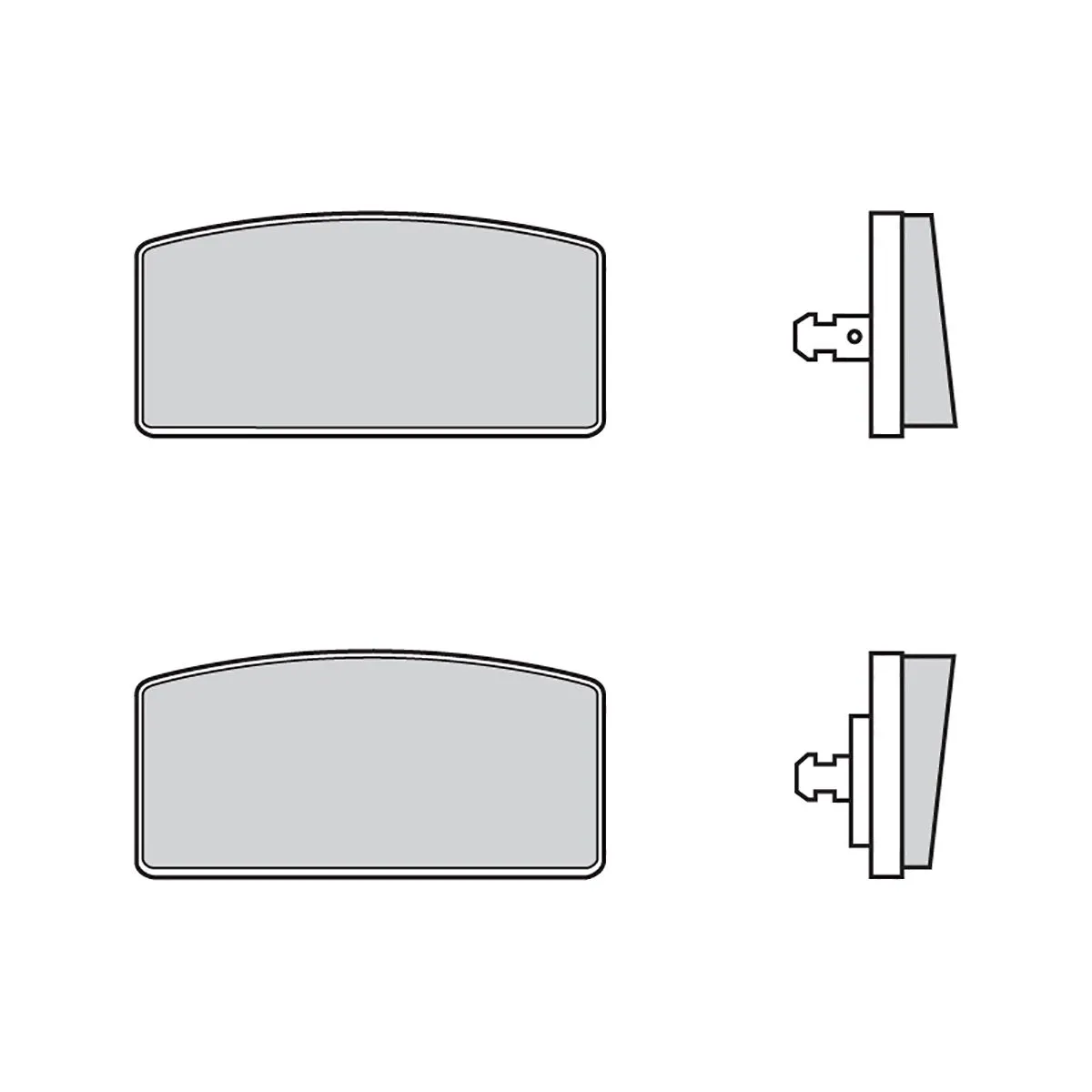 Pastiglie Brembo Freno Anteriori 07gr59.15 Per Bmw R 60/7 600 1976 > 1978-07GR5915-57065