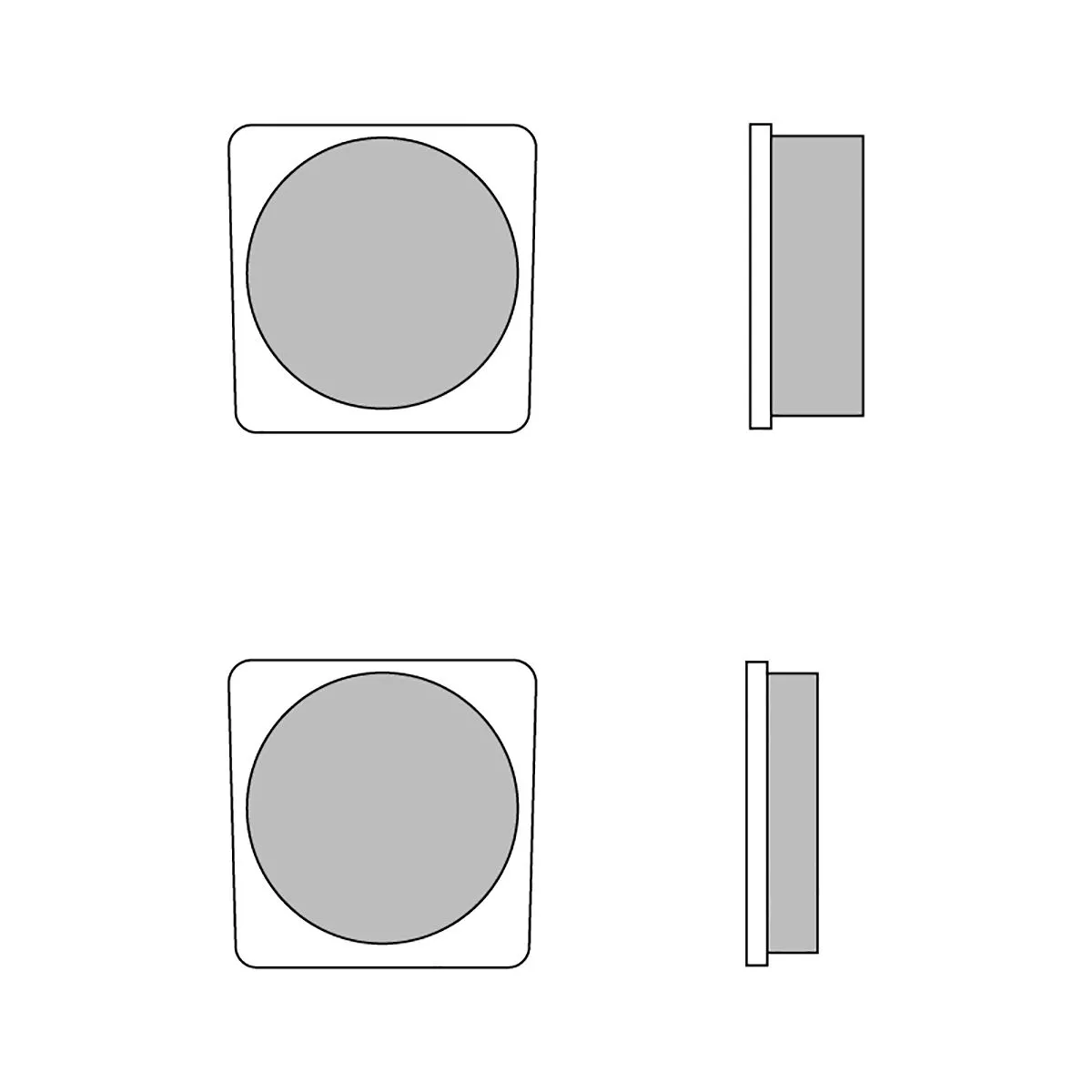 Pastiglie Brembo Freno Anteriori 07gr65.27 Per Kawasaki Kh 90 1978 > 1980-07GR6527-70317