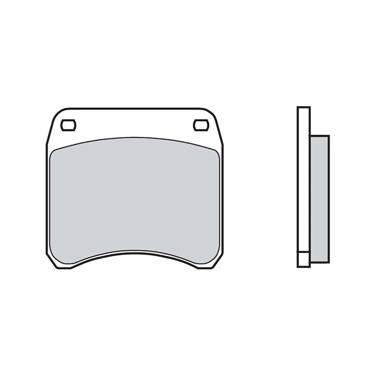 Pastiglie Brembo Freno Ant 07gr66.10 Triumph Bonneville T 140 V, E 750 1981 > 1983-07GR6610-82511