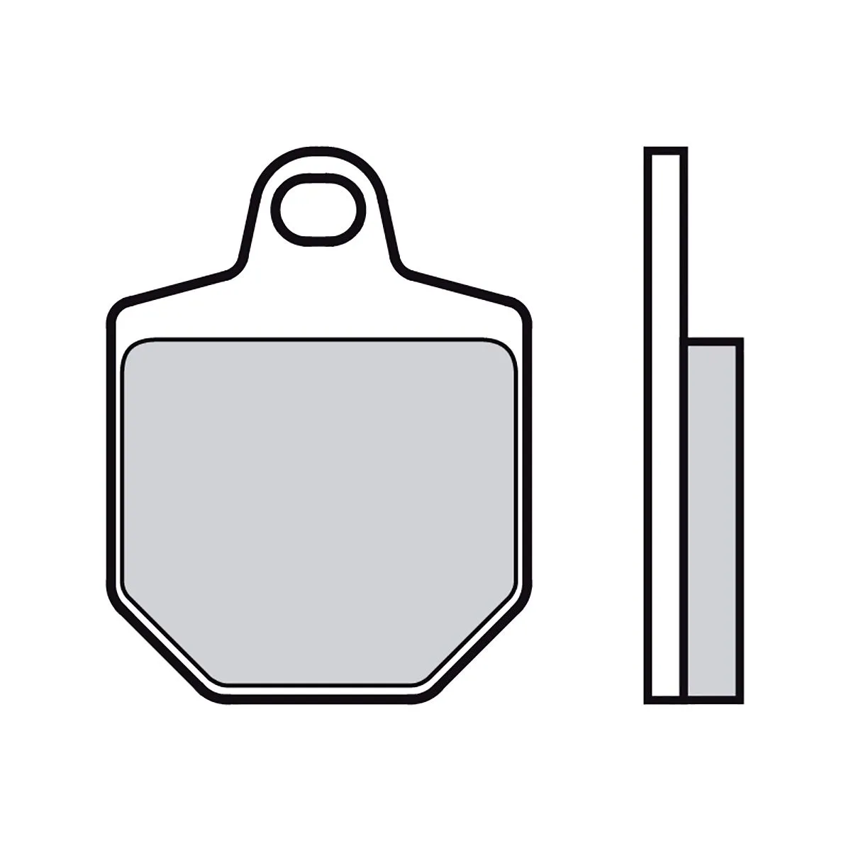 Pastiglie Brembo Freno Anteriori 07gr76.sx Per Hm Crm X Supermotard 125 2007-07GR76SX-64689