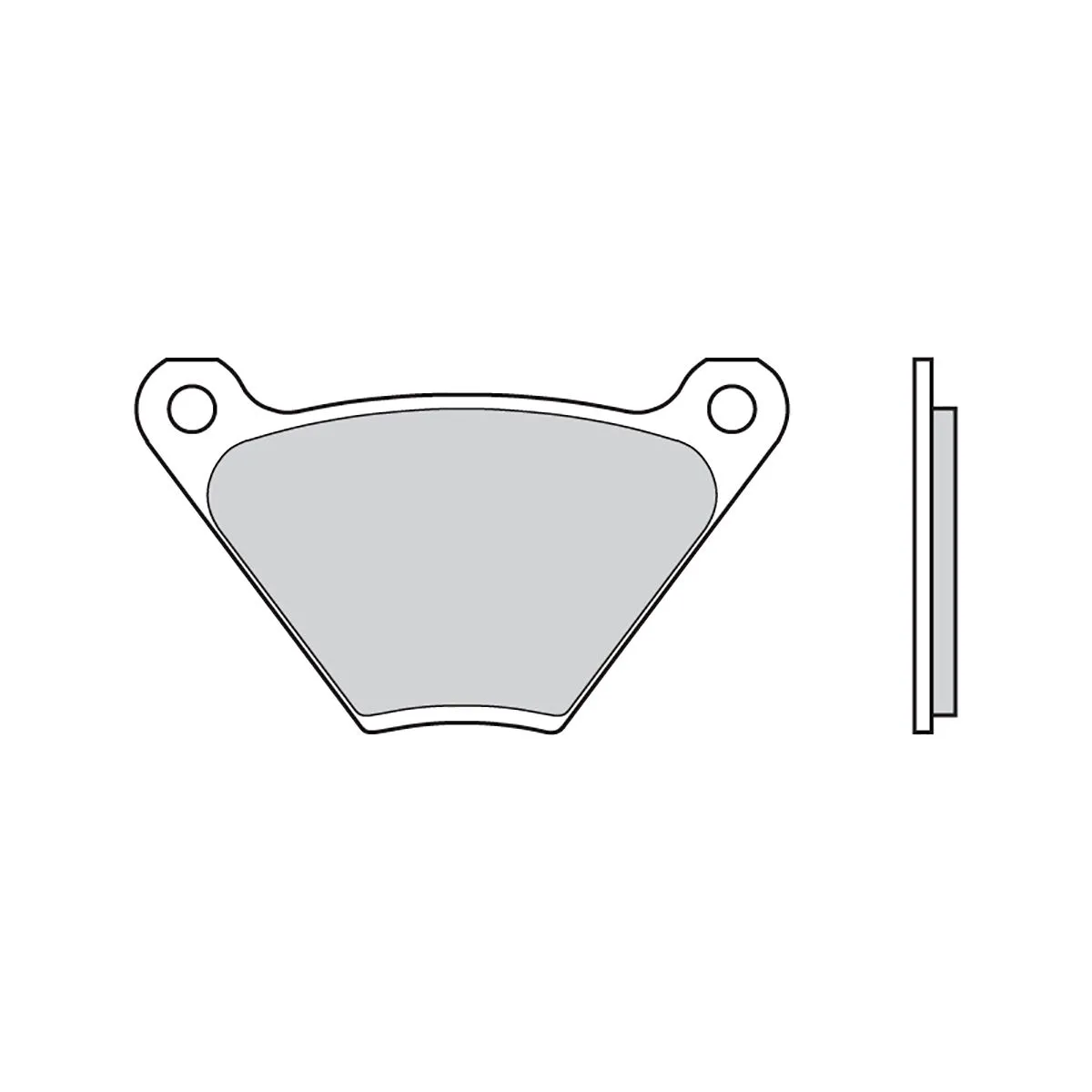 Pastiglie Brembo Freno Anteriori 07hd01.05 Harley Davidson Xlch 1000 1973 > 1975-07HD0105-64178