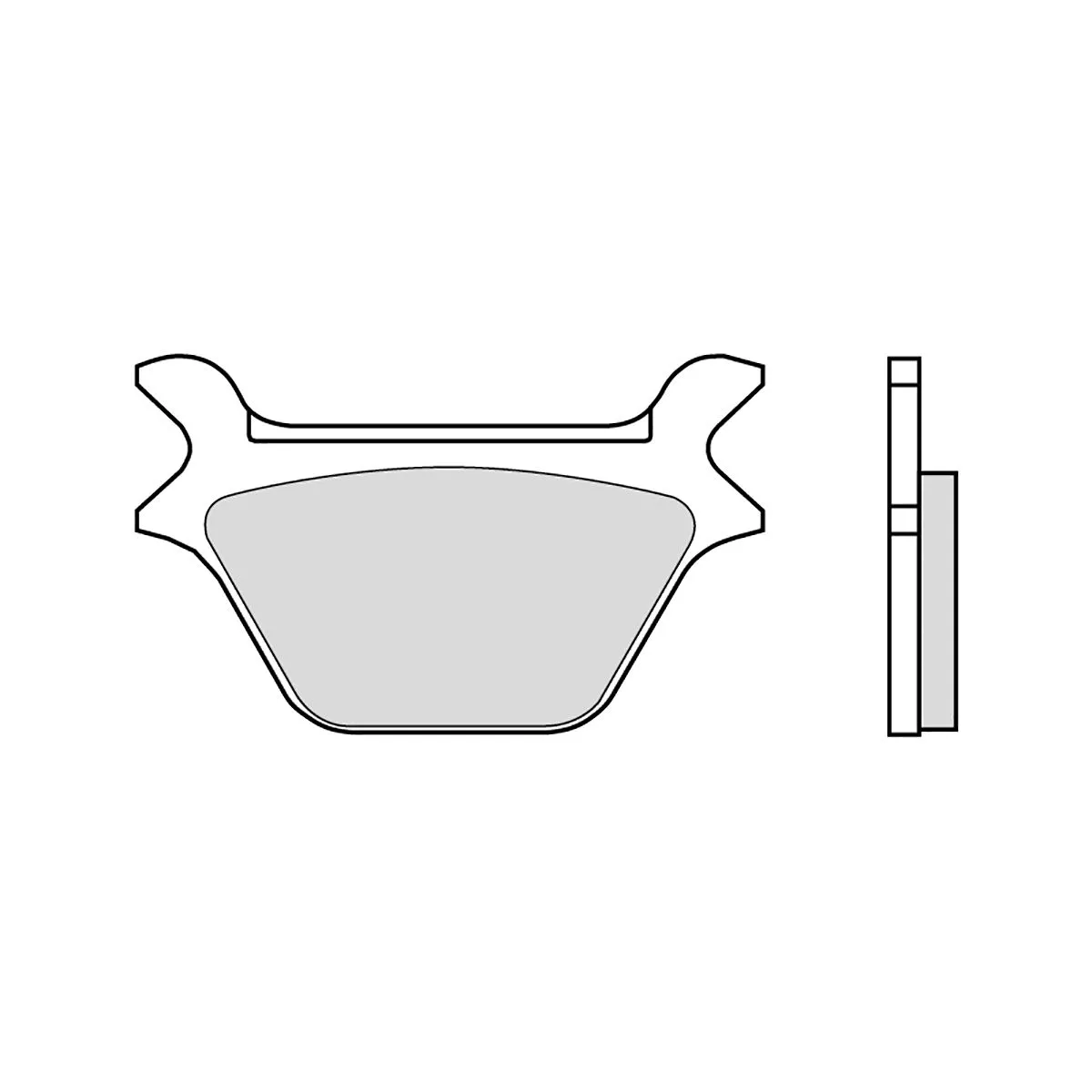 Pastiglie Brembo Post 07hd10.11 Harley Davidson Xlh 883 Sportster 883 1987 > 1989-07HD1011-64173