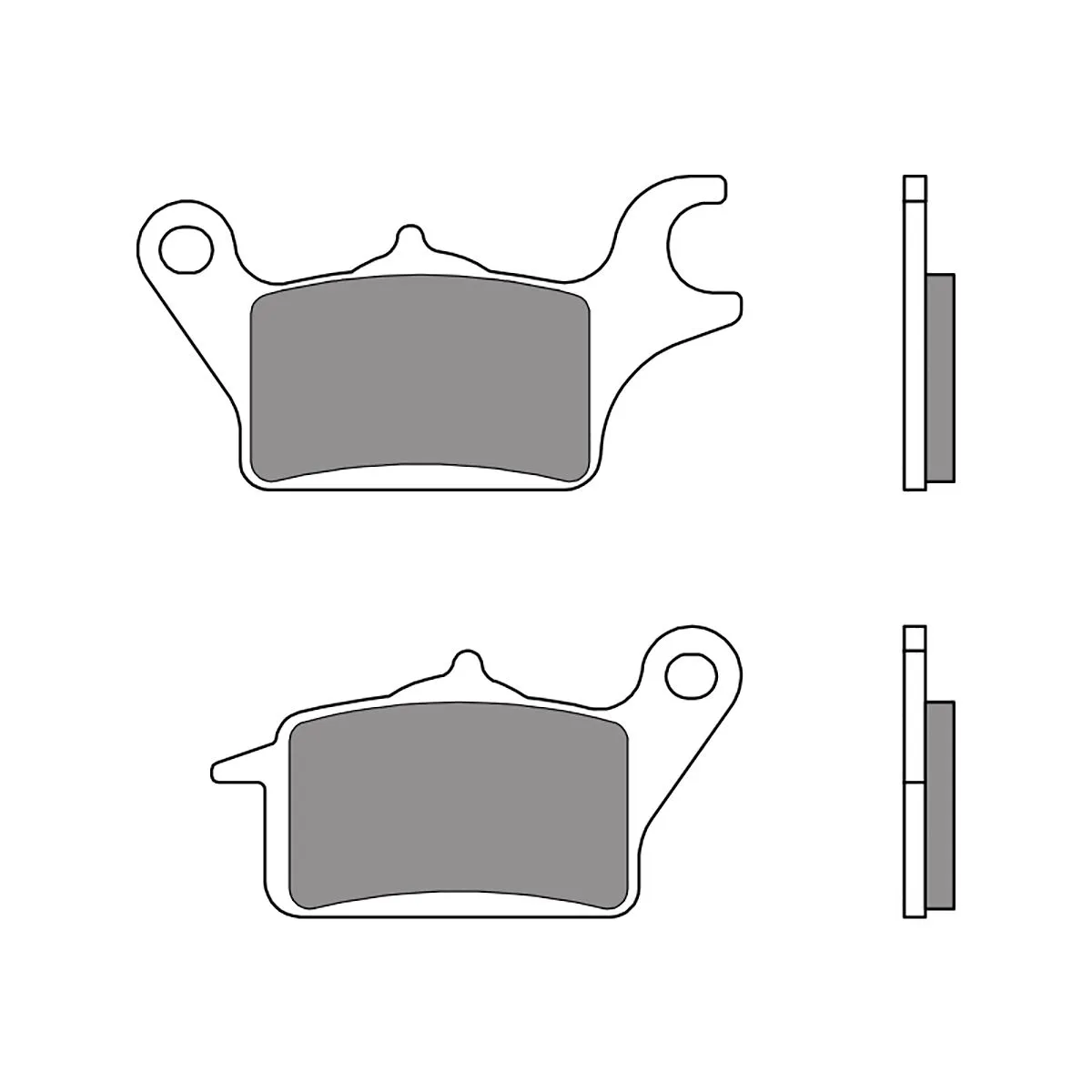 Pastiglie Brembo Freno Anteriori 07ka30.cc Per Kawasaki Z Pro 125 2017 > 2023-07KA30CC-70410