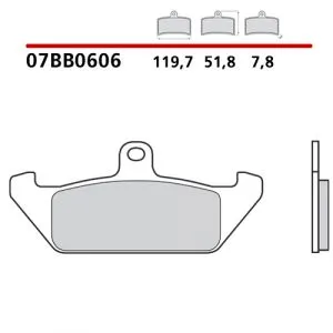 07BB0606 - Pastiglie Freno Brembo Carbon Ceramica (1 coppia per 1 disco),