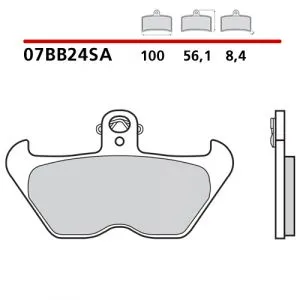07BB24SA - Pastiglie Freno Brembo sinterizzate strada (1 coppia per 1 disco) BMW vari modelli (vedi descrizione),