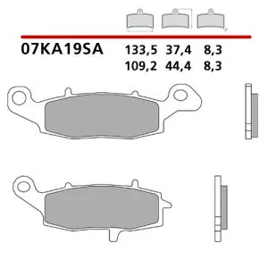 07KA19SA - Pastiglie Freno Brembo sinterizzate strada (1 coppia per 1 disco)