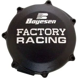 BOYESEN CC-37AB CLUTCH COVER FACTORY RACING ALUMINUM REPLACEMENT BLACK