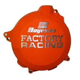 BOYESEN CC-42CO CLUTCH COVER FACTORY RACING ALUMINUM REPLACEMENT ORANGE