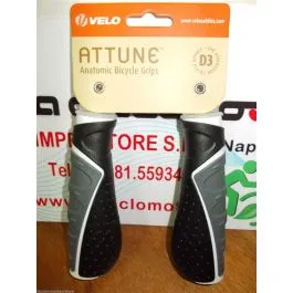 manopole bici comfort nero/grigio