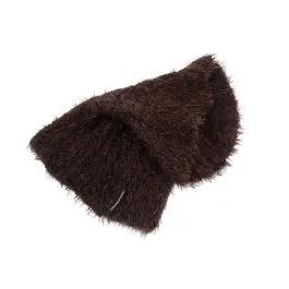 sciarpa collare tubo inv. marrone