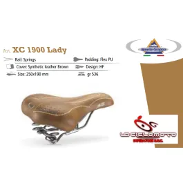 sella donna col. cuoio c/molle