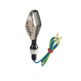 freccia mini rombo nera vetro bianco a led