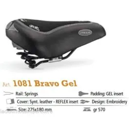 sella mtb molle bravo carb. gel ricamata