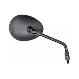 specchio scarabeo 500 destro nero ovale