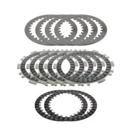 Serie dischi frizione conduttori guarniti acciaio yamaha T-Max 500 2001-2011