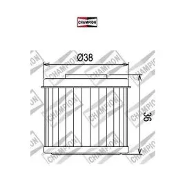 filtro olio honda crf/cre 250r/450r (04-06)cof016