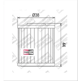 filtro olio lml star 200 4t champiom cof107