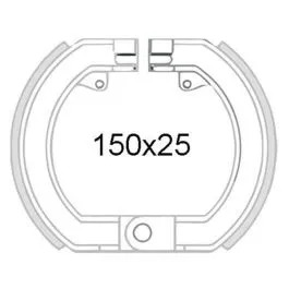 Ganasce freno anteriori piaggio vespa sprint veloce 150cc 026832