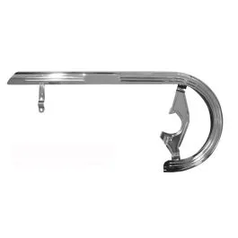 carter bici lampo 46 denti cromato