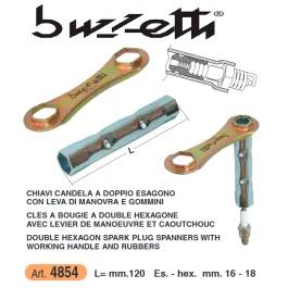 chiave candela moto es.16/18 x 120