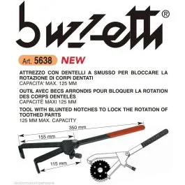 attrezzo blocca volano / campana frizione 70-125 mm