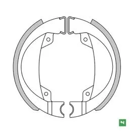 Coppia Ganasce Anteriori Newfren GF228 Garelli 50 Formuno