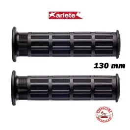 coppia manopole moto honda ariete nere