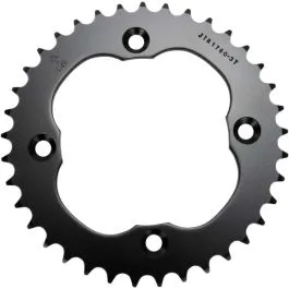 JT SPROCKETS JTR1760.37 REAR REPLACEMENT SPROCKET 37 TEETH 520 PITCH NATURAL C49 HIGH CARBON STEEL