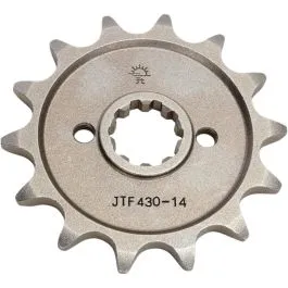 JT SPROCKETS JTF430.14 FRONT REPLACEMENT SPROCKET 14 TEETH 520 PITCH NATURAL STEEL