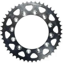 JT SPROCKETS JTR245/2.46 REAR REPLACEMENT SPROCKET 46 TEETH 520 PITCH NATURAL C49 HIGH CARBON STEEL